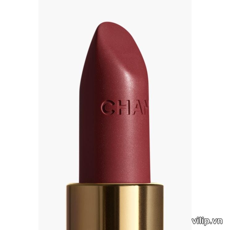 Son Chanel Rouge Allure Velvet 58 Rouge Vie Màu Đỏ Mận Chín 50