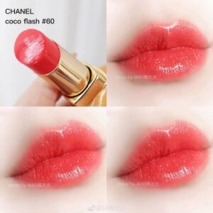 Son Chanel Rouge Coco Flash Hydrating Vibrant Shine Lip Colour 60 Beat Màu Hồng Cam San Hô 15