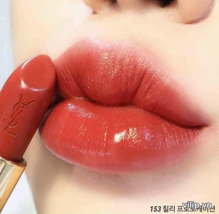 Son Ysl Rouge Pur Couture 153 Chili Provocation Màu Đỏ Gạch 50