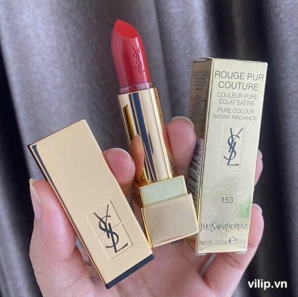 Son Ysl Rouge Pur Couture 153 Chili Provocation Màu Đỏ Gạch 6