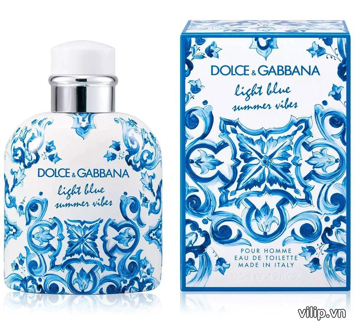 Nuoc Hoa Nam Dolce Gabbana Light Blue Pour Homme Summer Vibes EDT 37