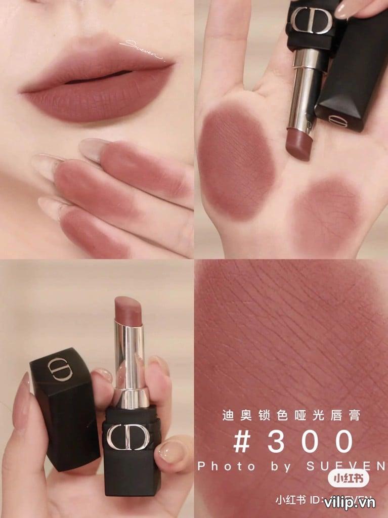 Son Dior Rouge Forever Transfer Proof Lipstick 300 Forever Nude Style 33