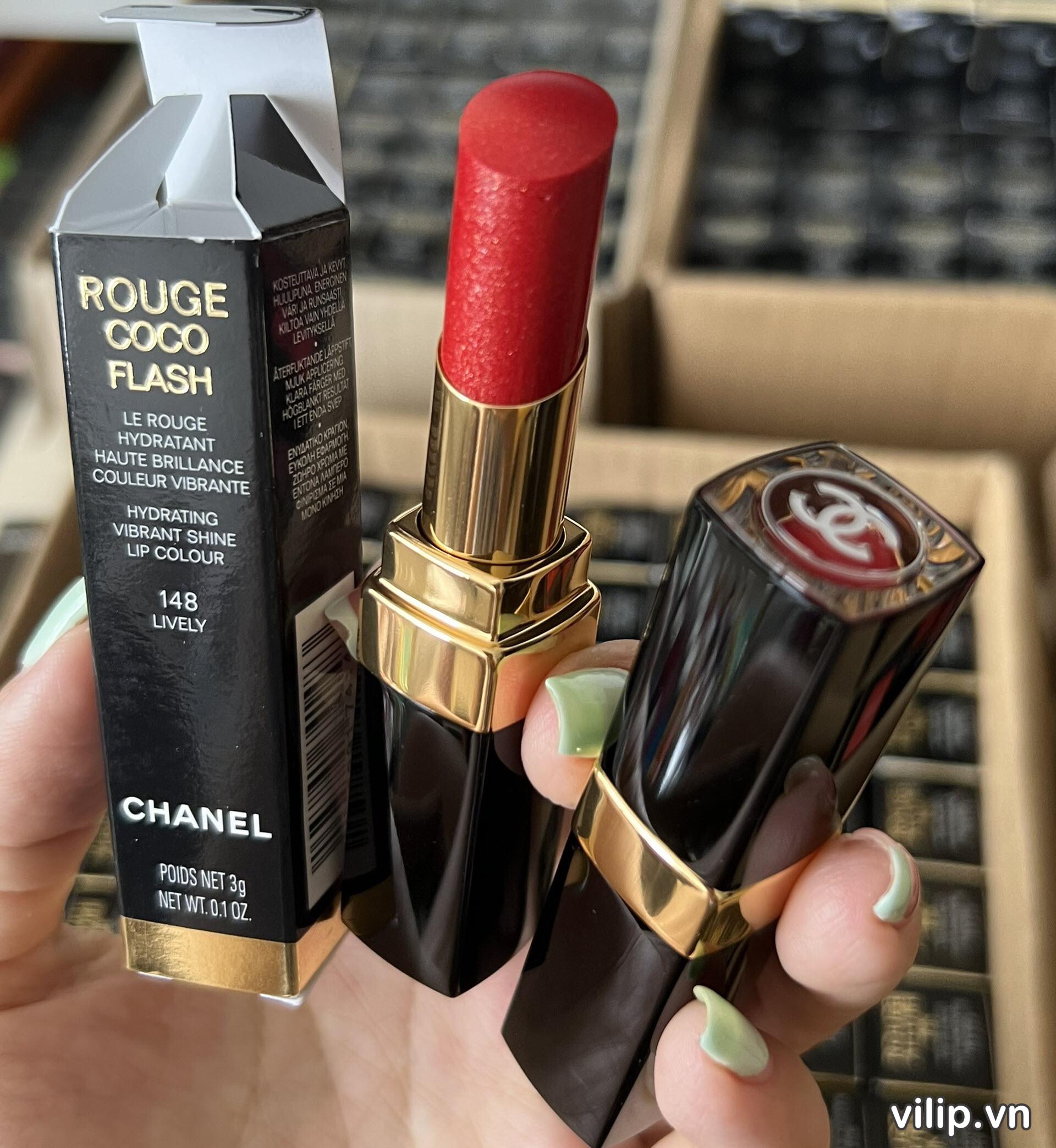 Son Chanel Rouge Coco Flash Hydrating Vibrant Shine Lip Colour 148 Lively 5
