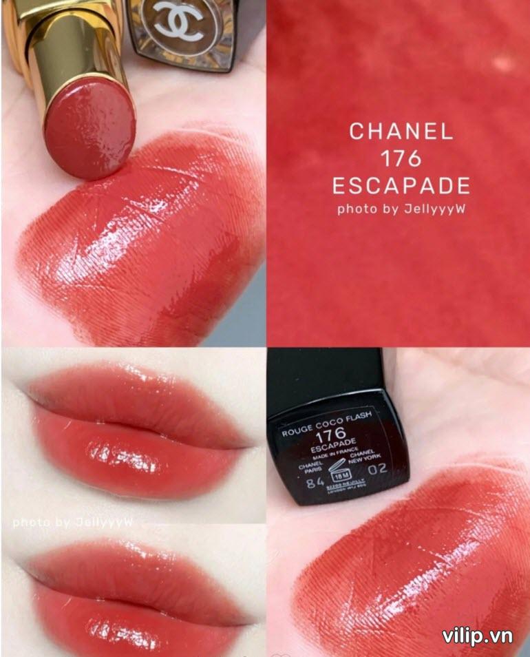Son Chanel Rouge Coco Flash Hydrating Vibrant Shine Lip Colour 176 Escapade 3