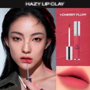 Son Kem Li 3CE Hazy Lip Clay Cherry Fluff 6