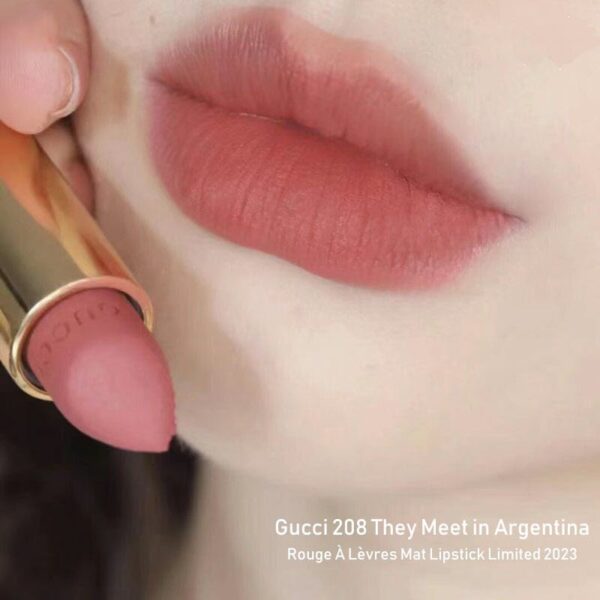 Son Gucci Rouge A Levres Mat Lipstick Limited 208