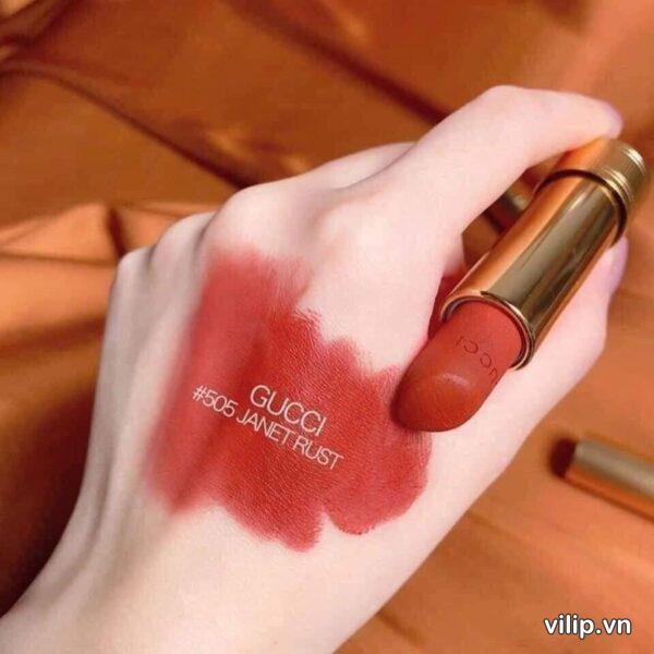 Son Gucci Rouge A Levres Mat Lipstick Limited 505 11