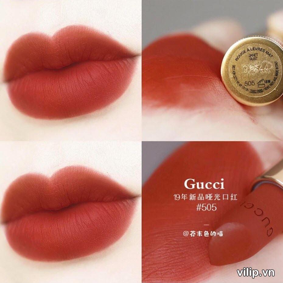 Son Gucci Rouge A Levres Mat Lipstick Limited 505 13